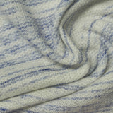 Blue Heathered-Marl French Terry, Poly-Cotton — photo 3