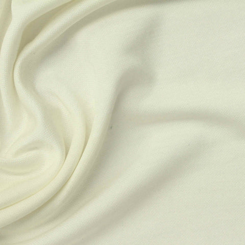 Tencel Lyocell Stretch Interlock Knit Fabric, 240 gsm, 160 cm — Beige