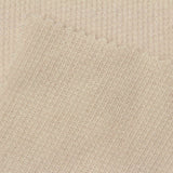Brushed Polyester Rib Knit Fabric, 185 gsm, 140 cm — Beige — photo 3