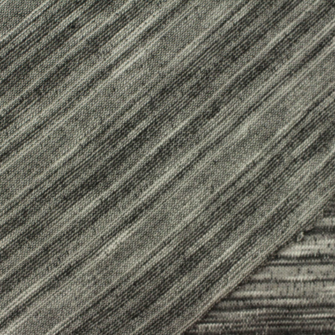 Black Marl Jersey Knit, Viscose-Poly, 180 gsm, 155 cm