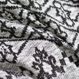 Black Geometric Jacquard, Polyester — photo 3
