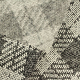 Black Abstract Jacquard, Polyester — photo 3