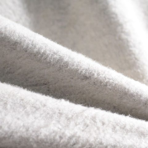 Brushed 100% Viscose French Terry Fabric, 220 gsm — White