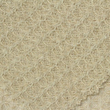 Cream Tone-on-Tone Waffle Knit, Poly-Viscose — photo 3