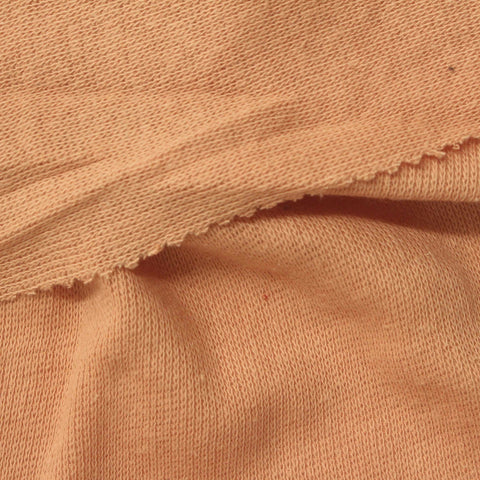 100% Cotton Rib Knit Fabric, 147 gsm, 225 cm — Orange