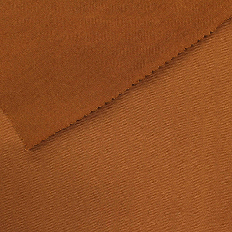 Viscose Nylon Stretch Bengaline Fabric, 282 gsm — Orange