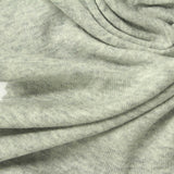 Light Grey Heathered-Marl Rib Knit, Cotton — photo 3