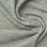 Grey Heather Waffle Knit, Poly-Viscose — photo 3