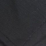 Viscose Stretch Rib Knit Fabric, 280 gsm, 125 cm — Black — photo 3