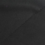 Polyester Stretch Ponte Knit Fabric, 390 gsm, 160 cm — Black — photo 3