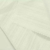 Cream Horizontal-Band Jacquard, Cotton — photo 3