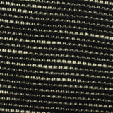 Black Horizontal-Stripe Chunky Knit, Poly-Cotton — photo 3