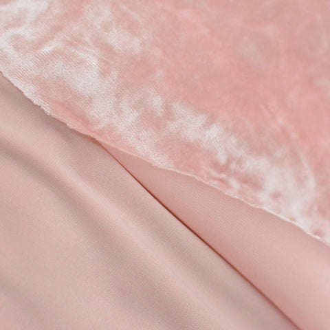 Polyester Stretch Knit Fabric, 252 gsm, 155 cm — Pink