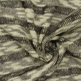 Dark Grey Horizontal-Stripe Chunky Knit, Cotton-Poly — photo 3