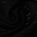 Black Horizontal-Stripe Jacquard, Polyester — photo 3