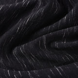Black Marl Ponte Knit, Polyester — photo 3