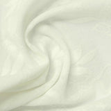 Cream Tone-on-Tone Floral Jacquard, Polyester — photo 3