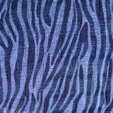 Jacquard Viscose Polyester Chunky Knit Fabric, 308 gsm, 100 cm — Navy — photo 3