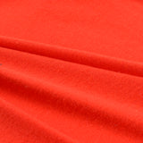 Slub Polyester Cotton Jersey Knit Fabric, 149 gsm, 68 cm — Red — photo 3