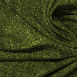 Olive Marl Jersey Knit, Poly-Viscose — photo 3