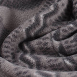 Grey Geometric-Band Fleece, Polyester — photo 3