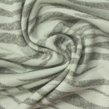 Grey Zebra Chunky Knit, Poly-Viscose — photo 3