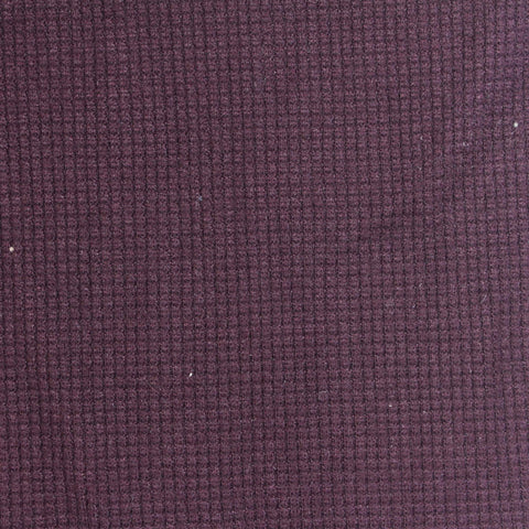 Polyester Stretch Waffle Knit Fabric, 260 gsm, 138 cm — Purple