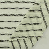 Black Horizontal-Stripe Knit, Polyester — photo 3