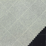 White Check Warp Knit, Polyester — photo 3