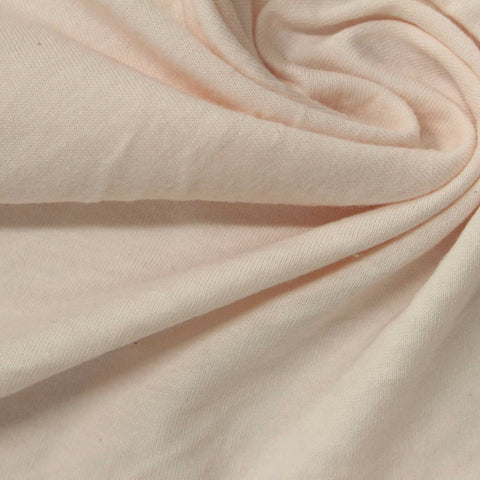 100% Cotton Jersey Knit Fabric, 140 gsm, 170 cm — Beige