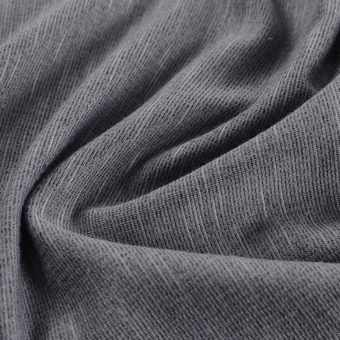 Grey Marl French Terry, Polyester, 160 gsm