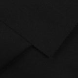 Viscose Nylon Stretch Bengaline Fabric, 263 gsm — Black — photo 3