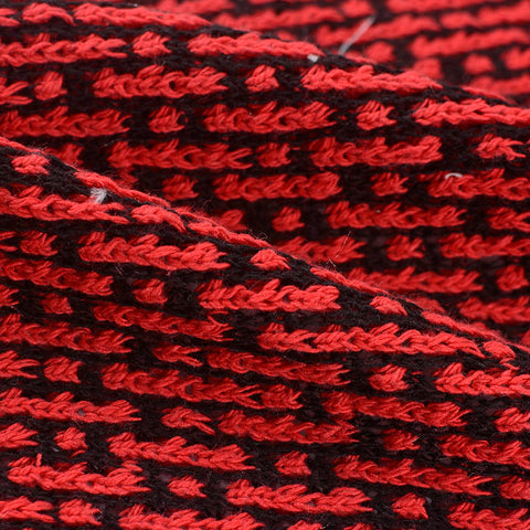 Red Dash Chunky Knit, Cotton