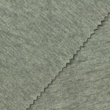 Heathered Grey-Green Marl Interlock Knit, Cotton — photo 3