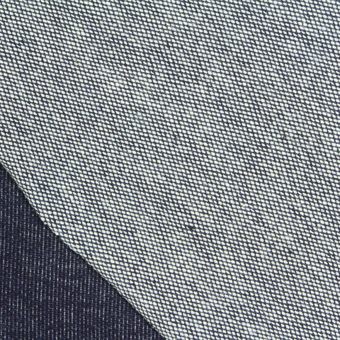 Dark Blue Marl French Terry, Cotton, 280 gsm