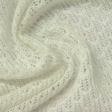 Jacquard Polyester Chunky Knit Fabric, 220 gsm, 160 cm — White — photo 3