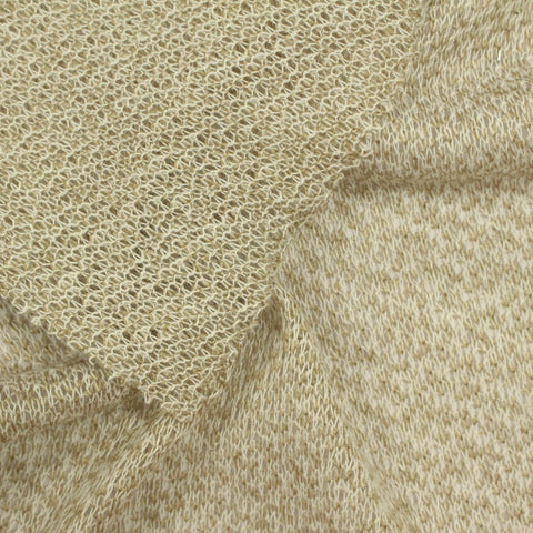 Light Beige Marl Knit, Poly-Acrylic