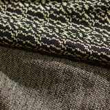 Black Geometric Jacquard, Polyester — photo 3