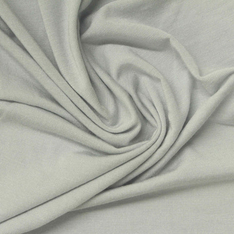 Modal Stretch Jersey Knit Fabric, 130 gsm, 145 cm — Grey