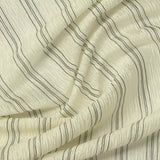 Dark Grey Vertical-Stripe Crepe, Acetate-Nylon — photo 3