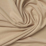 Striped Polyester Viscose Stretch Jersey Knit Fabric, 170 gsm, 175 cm — Beige — photo 3