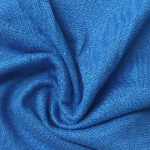 Blue Marl Jersey Knit, Cotton, 143 gsm