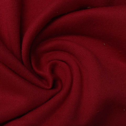 100% Polyester Fleece Fabric, 140 gsm, 160 cm — Red