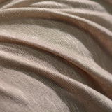 Viscose Polyester Stretch Rib Knit Fabric, 128 gsm, 145 cm — Beige — photo 3