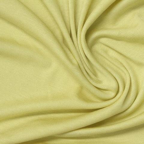 Tencel Lyocell Acetate Stretch Rib Knit Fabric, 150 gsm, 155 cm — Green