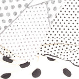 Black Dots Jersey Knit, Polyester — photo 3