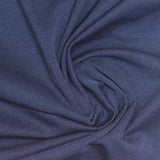 100% Polyester Piqué Knit Fabric, 170 gsm, 135 cm — Navy — photo 3