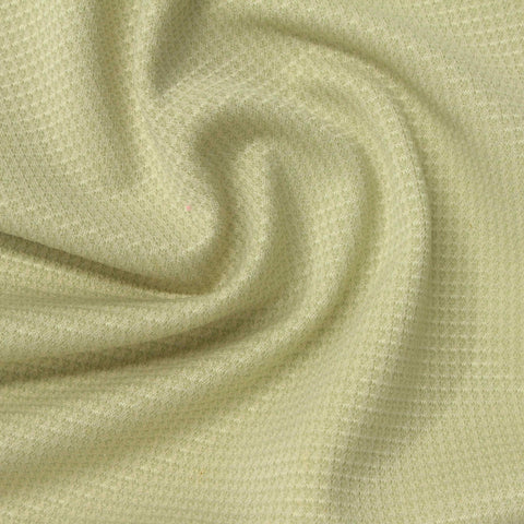 Pale Sage Textured Interlock Knit, Poly-Nylon