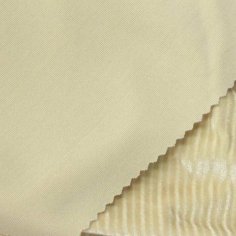 Polyester Stretch Velvet Fabric, 320 gsm, 165 cm — Beige