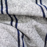 Blue Vertical-Stripe Knit, Polyester — photo 3